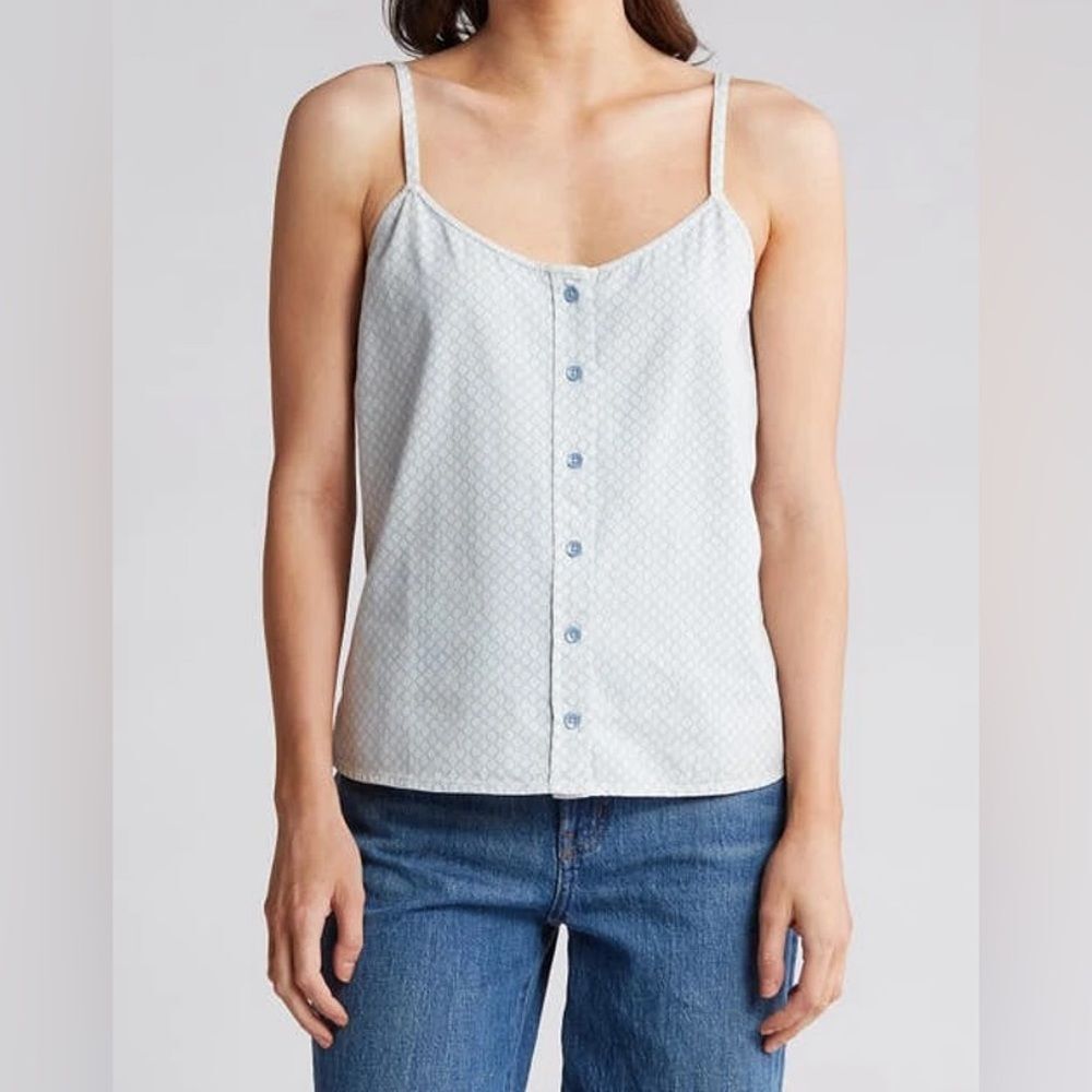 🆕 AG Austen Print Button Front Camisole in Ditsy Tile